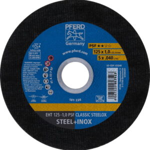 Pjovimo diskas PSF Classic Steelox 125x1mm, Pferd