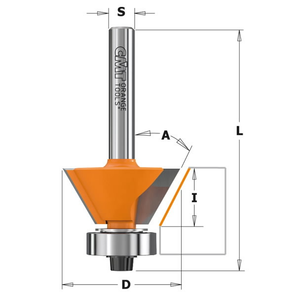Freza (45*) HM S=8 D=27×5.5, CMT Freza (45*) HM S=8 D=27x5.5, CMT