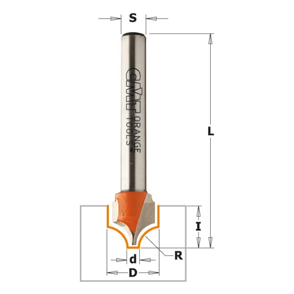 Freza HM S=8 D=10 R=5, CMT Freza HM S=8 D=10 R=5, CMT - Image 3
