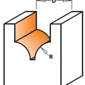 Freza HM S=8 D=10 R=5, CMT