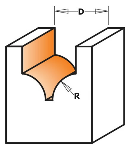 Freza HM S=8 D=10 R=5, CMT Freza HM S=8 D=10 R=5, CMT