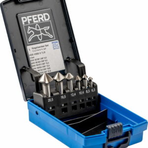 Gilinimo grąžtų komplektas 6vnt KES HSSE Co5 C90° 6,3-20,5mm, Pferd