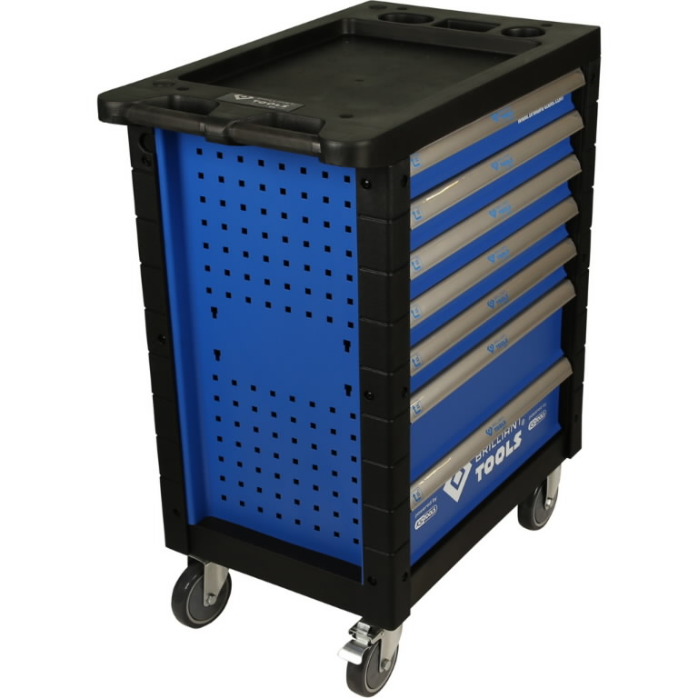 Tool cabinet with 7 drawers, empty, black, Brilliant Tools Tool cabinet with 7 drawers, empty, black, Brilliant Tools - Image 10
