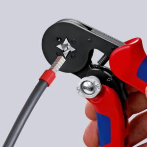 Laidų antgalių užspaudimo replės 0.08-10+16 mm², Knipex