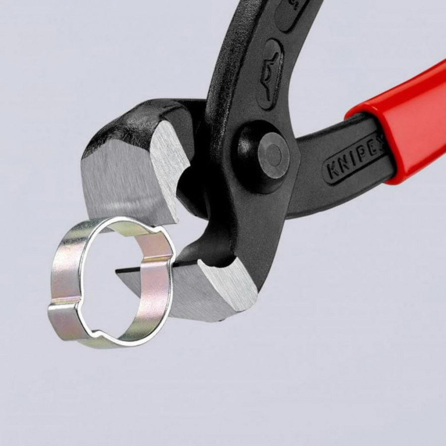 Sąvaržų užspaudimo replės su priekine žiauna Oetiker 220mm, Knipex Sąvaržų užspaudimo replės su priekine žiauna Oetiker 220mm, Knipex - Image 3