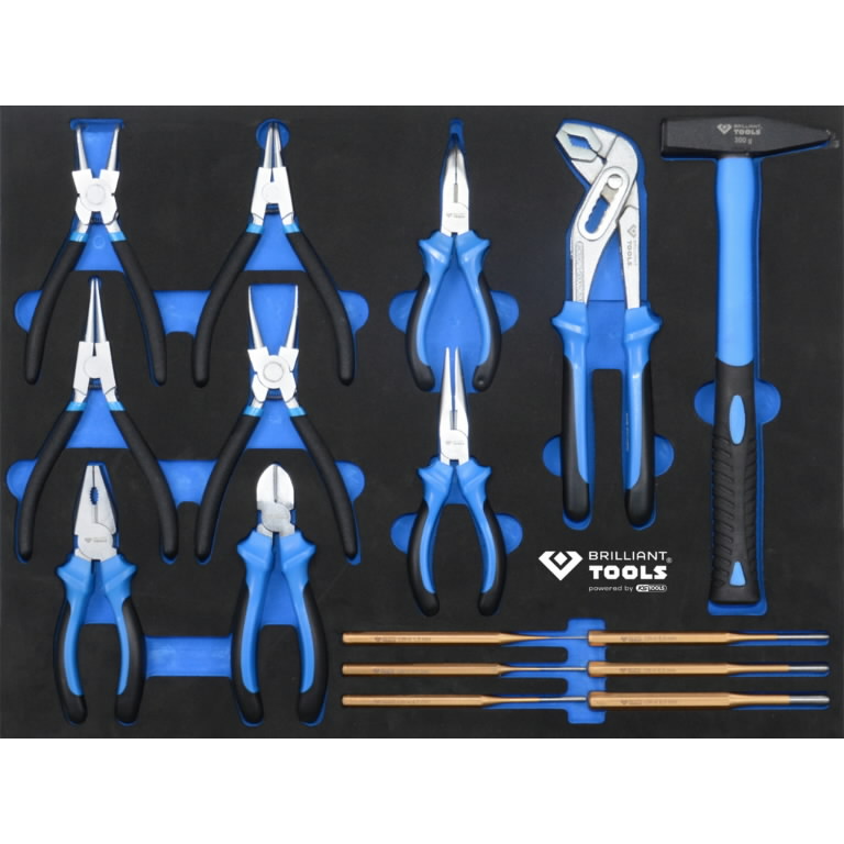 Įrankių vežimėlis 7 stalčių su 473 įrankiais, Brilliant Tools Įrankių vežimėlis 7 stalčių su 473 įrankiais, Brilliant Tools - Image 16