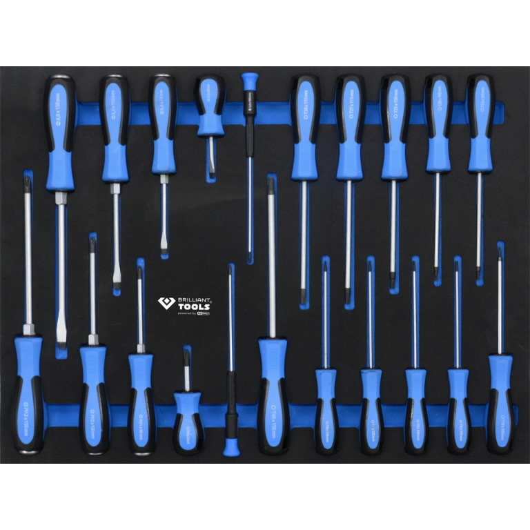 Įrankių vežimėlis 7 stalčių su 473 įrankiais, Brilliant Tools Įrankių vežimėlis 7 stalčių su 473 įrankiais, Brilliant Tools - Image 19