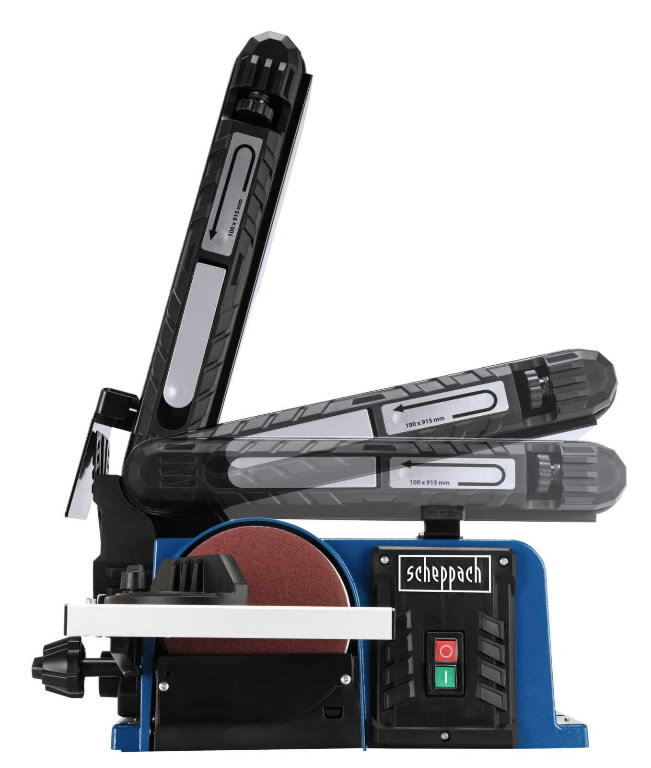Šlifavimo staklės BTS900 3x šlifavimo juostos ir šlifavimo d, Scheppach Šlifavimo staklės BTS900 3x šlifavimo juostos ir šlifavimo d, Scheppach - Image 12