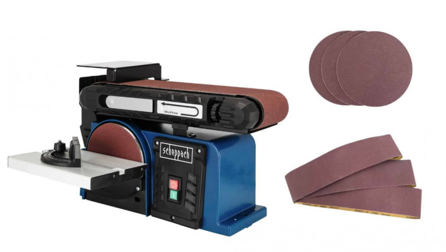 Šlifavimo staklės BTS900 3x šlifavimo juostos ir šlifavimo d, Scheppach Šlifavimo staklės BTS900 3x šlifavimo juostos ir šlifavimo d, Scheppach - Image 14
