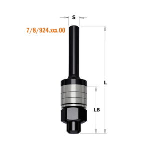 Kotas griovelių frezai S=8 L=26/61, CMT