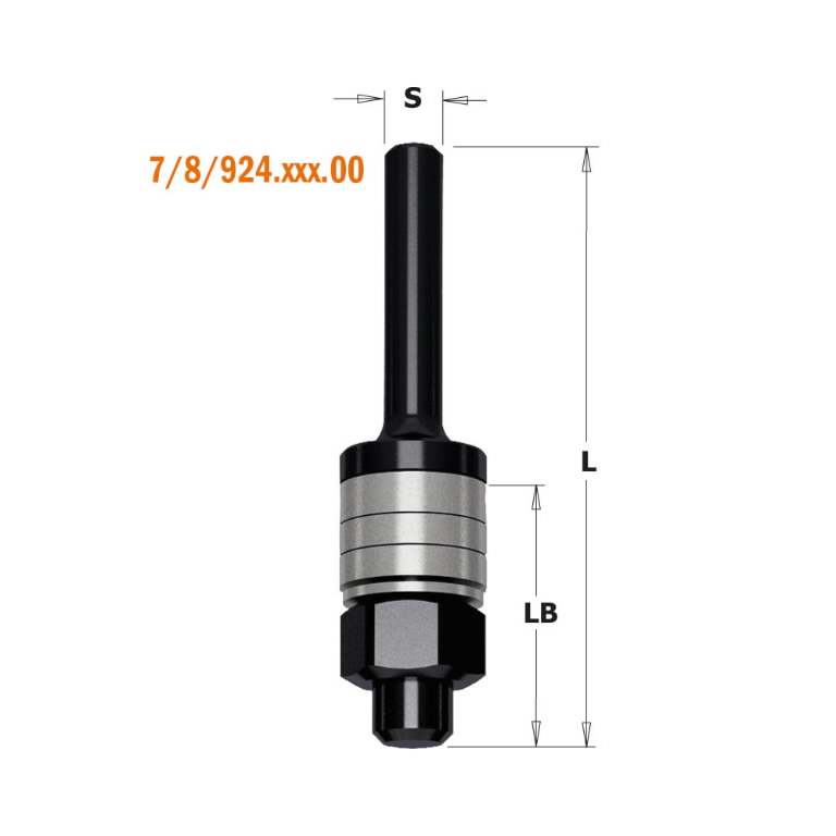Kotas griovelių frezai S=8 L=26/61, CMT Kotas griovelių frezai S=8 L=26/61, CMT