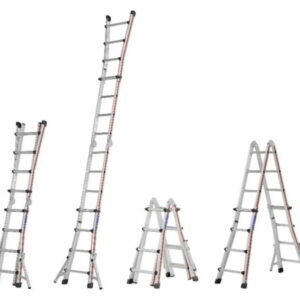 Teleskopinės kopėčios 4x4 pakopos 2.35–4.02m 4142, Hymer Teleskopinės kopėčios 4x4 pakopos 2.35–4.02m 4142, Hymer