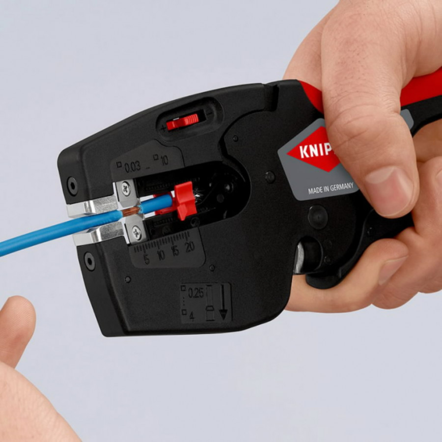 Replės laidų nuizoliavimui 0,03-10mm2, NexStrip, Knipex Replės laidų nuizoliavimui 0,03-10mm2, NexStrip, Knipex - Image 4