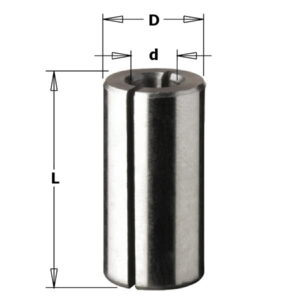 Įvorė d=6,35 D=8 L=25, CMT