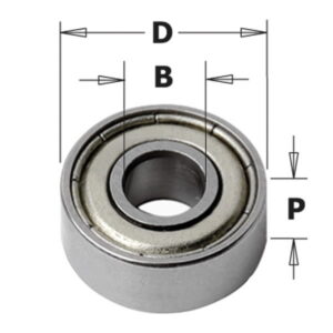 Guolis B=4,76mm D=12,7mm P=5mm, CMT