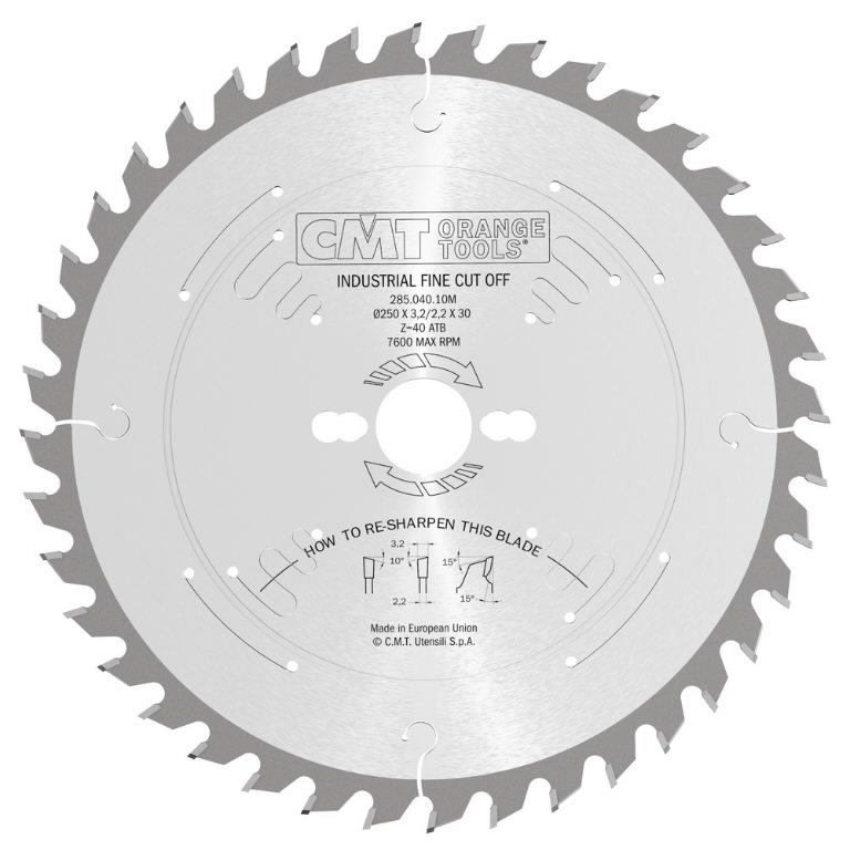 Diskas pjovimo 315×3,2/2,2×30 Z72 a=15° b=10° ATB, CMT Diskas pjovimo 315x3,2/2,2x30 Z72 a=15° b=10° ATB, CMT - Image 2