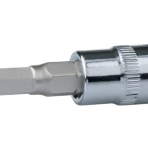 1/4" CHROME Bit socket hexagon 3mm, KS Tools