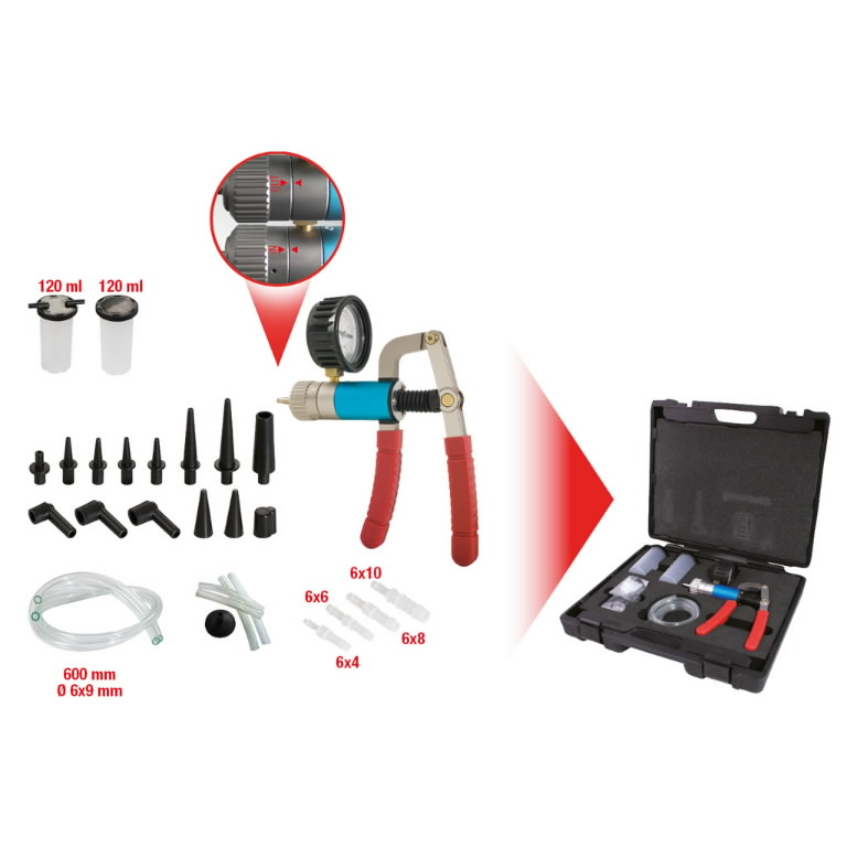 Slėgio ir vakuumo siurblių kompl. 7vnt, KS Tools Slėgio ir vakuumo siurblių kompl. 7vnt, KS Tools
