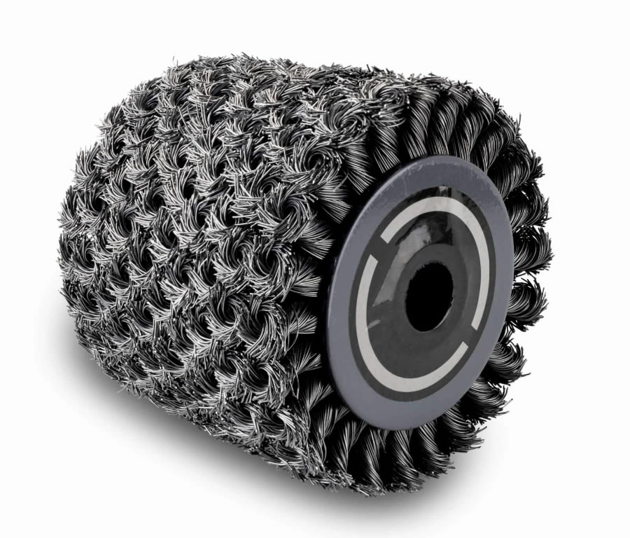 Šlifavimo cilindras suktos metalinės vielos MRS1300 125x100m 125x100mm, Scheppach Šlifavimo cilindras suktos metalinės vielos MRS1300 125x100m 125x100mm, Scheppach - Image 2