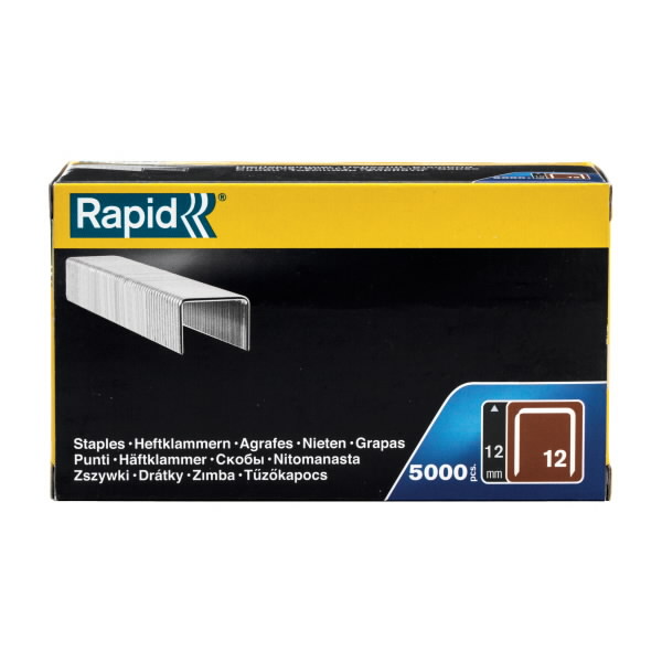Kabės, 5000 vnt,12mm 12/12 G, Rapid Kabės, 5000 vnt,12mm 12/12 G, Rapid - Image 3