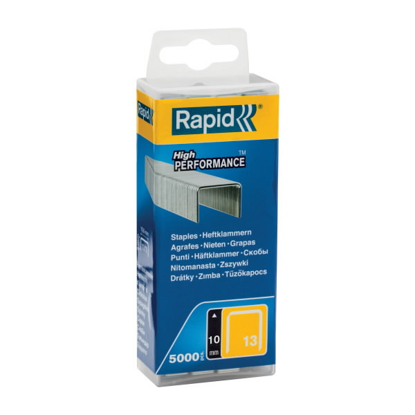 Kabės 13/10 5000vnt.10,6×0,7mm, geltonos, plastikinė pak., Rapid Kabės 13/10 5000vnt.10,6x0,7mm, geltonos, plastikinė pak., Rapid - Image 2