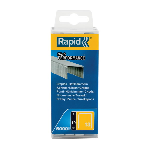 Kabės 13/10 5000vnt.10,6×0,7mm, geltonos, plastikinė pak., Rapid Kabės 13/10 5000vnt.10,6x0,7mm, geltonos, plastikinė pak., Rapid - Image 3