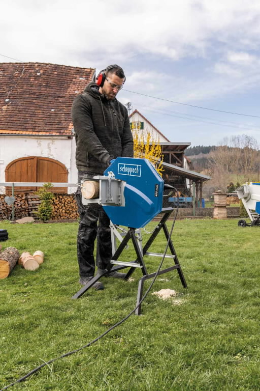 Diskinės malkų pjovimo staklės HS410, 405 mm, 2,2kW 230 V, Scheppach Diskinės malkų pjovimo staklės HS410, 405 mm, 2,2kW 230 V, Scheppach - Image 9