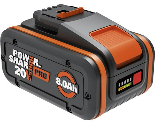 Akumuliatorius 20V Li 8,0Ah, Worx Akumuliatorius 20V Li 8,0Ah, Worx