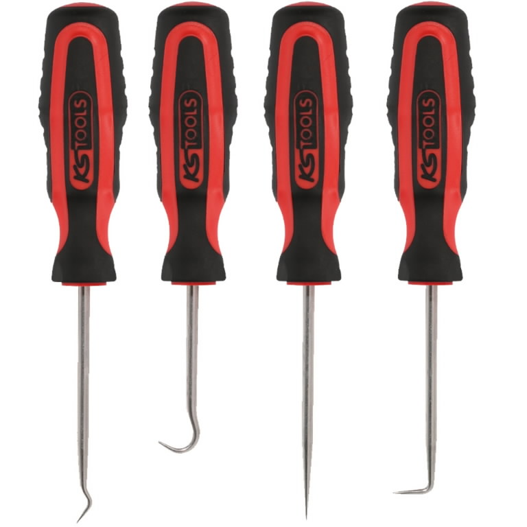 Kablių ir smaigių komplektas 4-vnt, KS Tools Kablių ir smaigių komplektas 4-vnt, KS Tools - Image 2