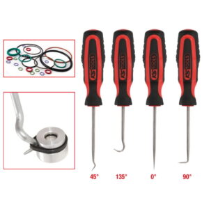 Kablių ir smaigių komplektas 4-vnt, KS Tools