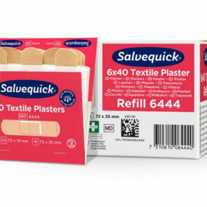 Tekstiliniai pleistrai, 40 vnt/ 1 pakuotė papildymui, Cederroth