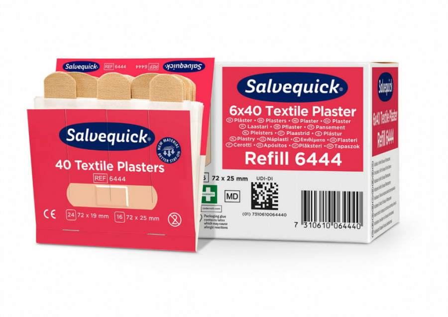 Tekstiliniai pleistrai, 40 vnt/ 1 pakuotė papildymui, Cederroth Tekstiliniai pleistrai, 40 vnt/ 1 pakuotė papildymui, Cederroth - Image 3