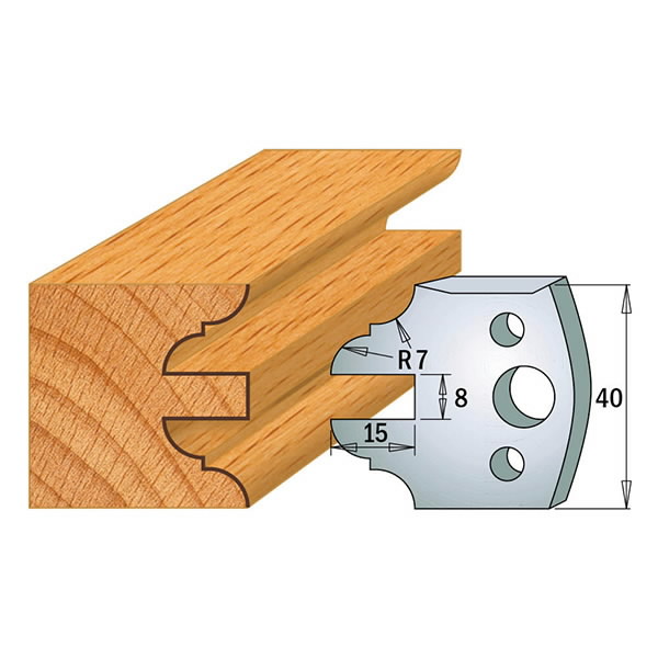 Frezavimo peiliai KSS 40x4mm, CMT Frezavimo peiliai KSS 40x4mm, CMT