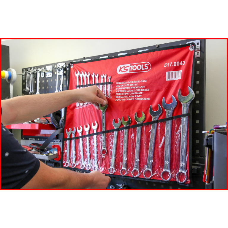 Kombinuotų raktų komplektas 6-32mm 21vnt. su dėklu, KS Tools Kombinuotų raktų komplektas 6-32mm 21vnt. su dėklu, KS Tools - Image 4