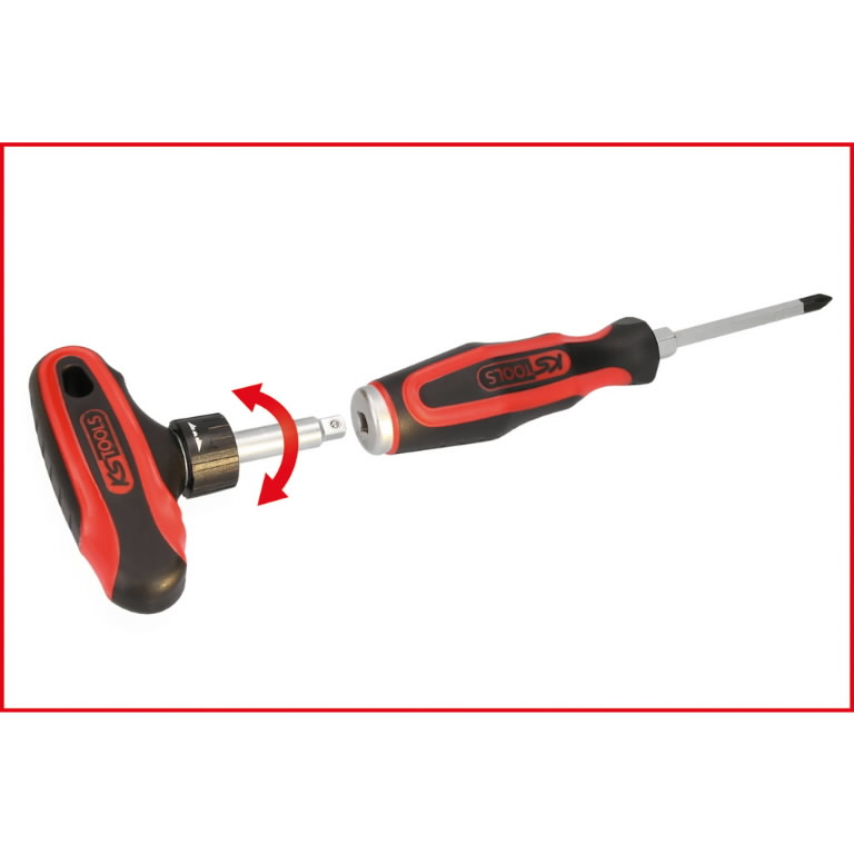 Smūginių atsuktuvų komplektas 13vnt ERGOTORQUE 13-osaline, KS Tools Smūginių atsuktuvų komplektas 13vnt ERGOTORQUE 13-osaline, KS Tools - Image 6