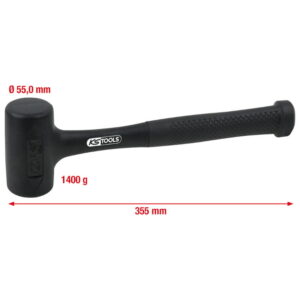 Plaktukas švelnus beatotrankis 1270g 1050g, KS Tools