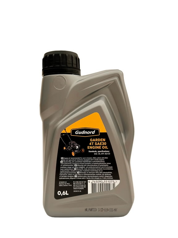 Alyva vejapjovei Garden 4T SAE30 0,6L, Gudnord Alyva vejapjovei Garden 4T SAE30 0,6L, Gudnord