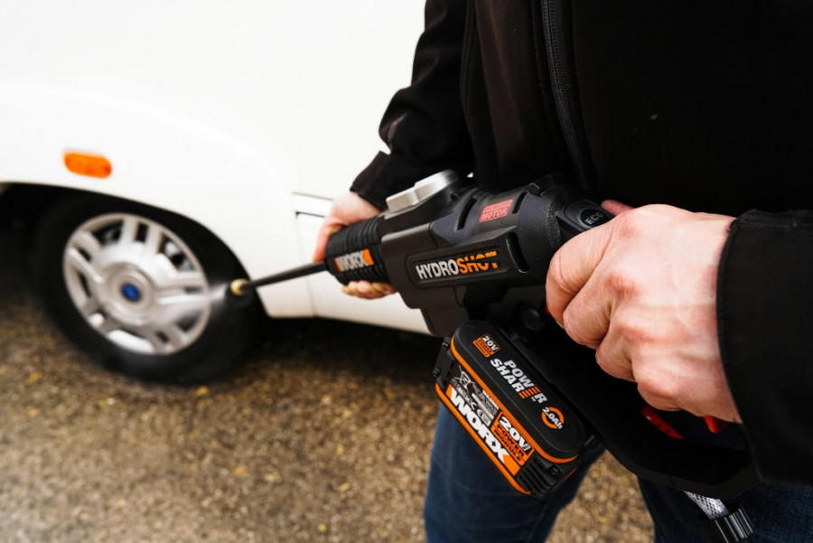 Akumuliatorinė mobili plovykla Hydroshot WG633E, Worx Akumuliatorinė mobili plovykla Hydroshot WG633E, Worx