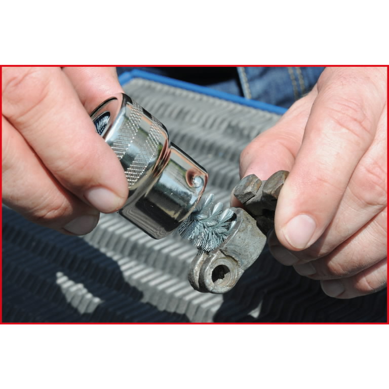 Akumuliatoriu elektrodų valymo šepetys 120mm, KS Tools Akumuliatoriu elektrodų valymo šepetys 120mm, KS Tools - Image 4