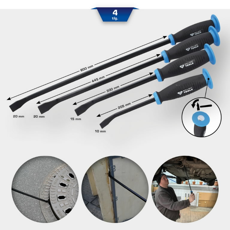 Pry bar set, 4 pcs, KS Tools Pry bar set, 4 pcs, KS Tools