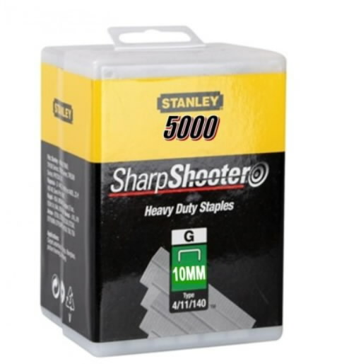 Kabės 10MM/3/8″ H/D (X5000) G tipas, Stanley Kabės 10MM/3/8" H/D (X5000) G tipas, Stanley