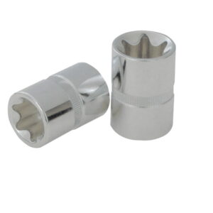 Torx lizdas 1/2" CHROMEplus,ant pakabinamos etiketės E14, KS Tools