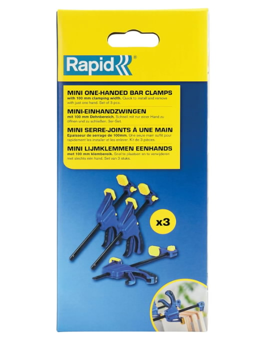 Mini One-Handed Bar Clamps, Rapid Mini One-Handed Bar Clamps, Rapid - Image 4