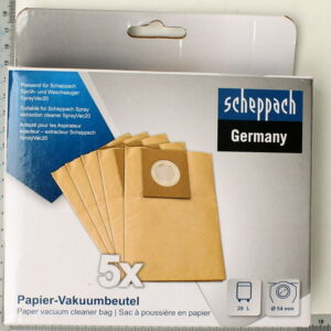 Paper vacuum cleaner bag SprayVac20, Scheppach