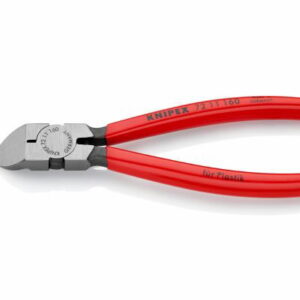 Žnyplės šoninio kirpimo, spyruoklė, plastikui, palenktos 45°, Knipex