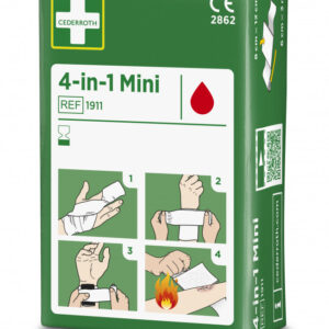 Sterilus žaizdų tvarstis 4-in-1 Mini 6cm x 3m, Cederroth
