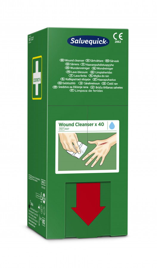 Žaizdų valymo servetėlės (0,9% NaCl, sterilios), 40 vnt, Cederroth Žaizdų valymo servetėlės (0,9% NaCl, sterilios), 40 vnt, Cederroth - Image 3