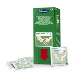 Žaizdų valymo servetėlės (0,9% NaCl, sterilios), 40 vnt, Cederroth