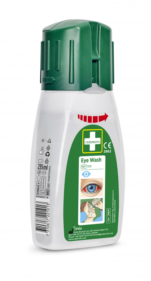 Akių ploviklis, kišeninis modelis 235 ml, Cederroth Akių ploviklis, kišeninis modelis 235 ml, Cederroth