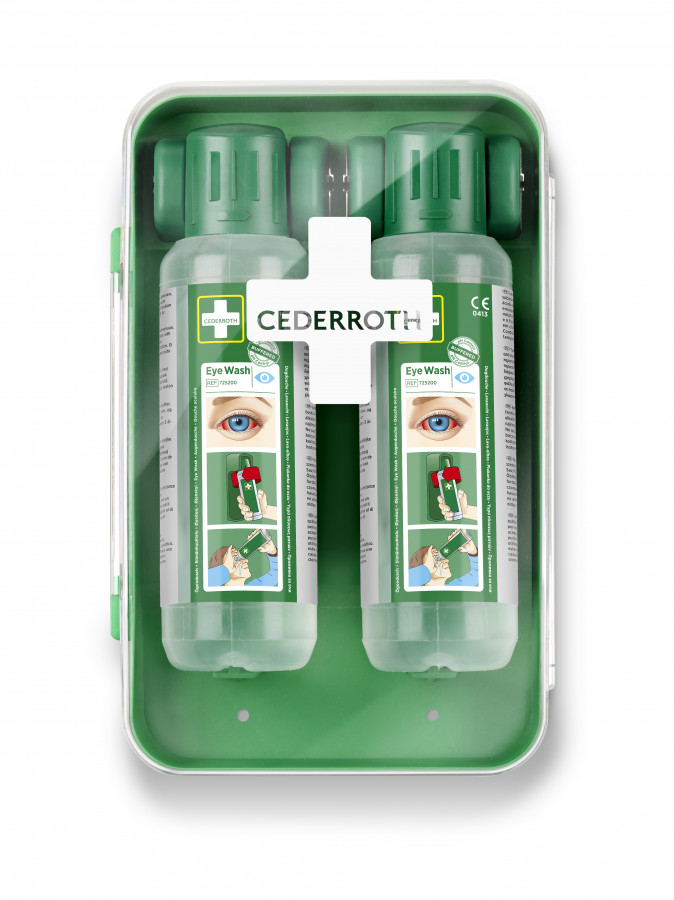 Akių plovimo stendas (2 X 500 ml), Cederroth Akių plovimo stendas (2 X 500 ml), Cederroth - Image 2